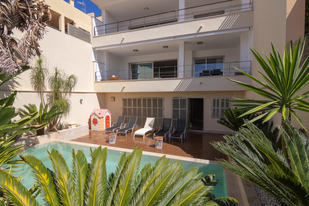 Nice holiday home in Muro, family house with swimming pool