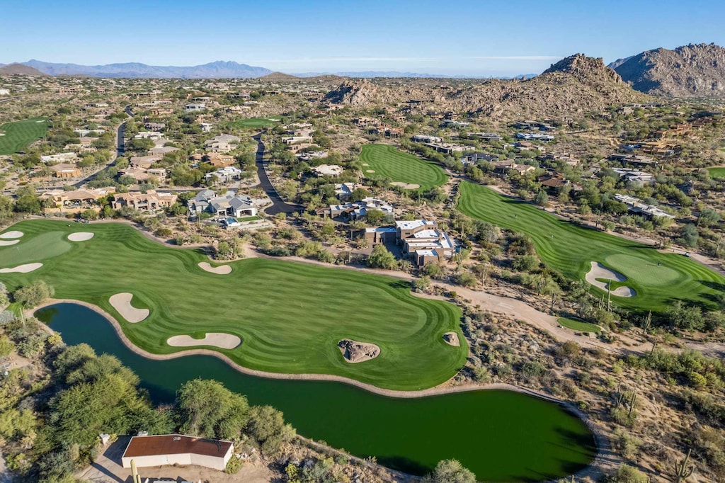 Stunning views of lush green fairways and desert landscapes