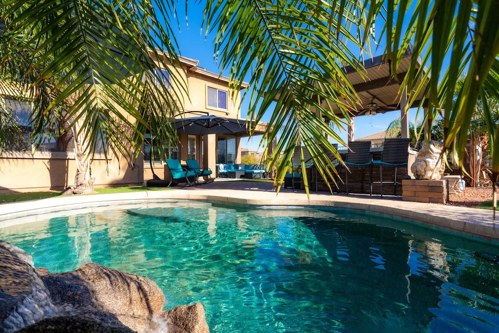 Dive into comfort with our heated pool—perfect for year-round relaxation.