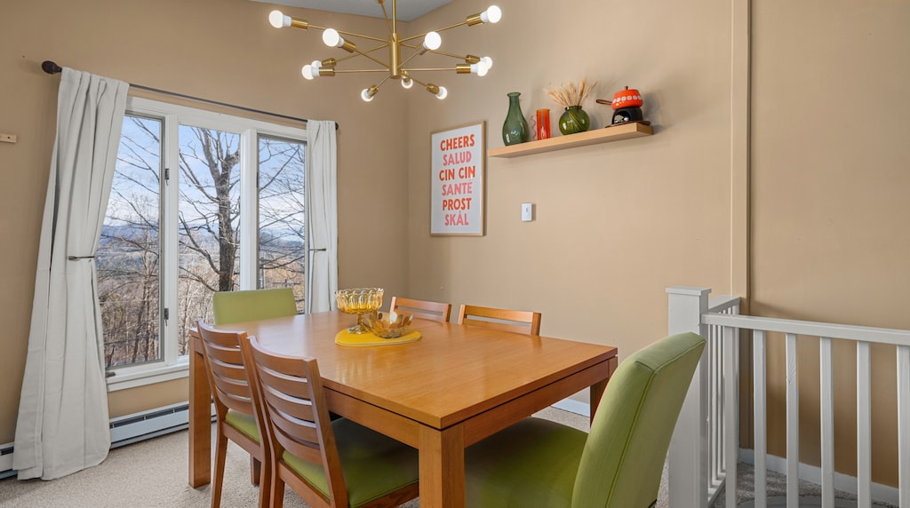A well-lit dining area designed for memorable family dinners