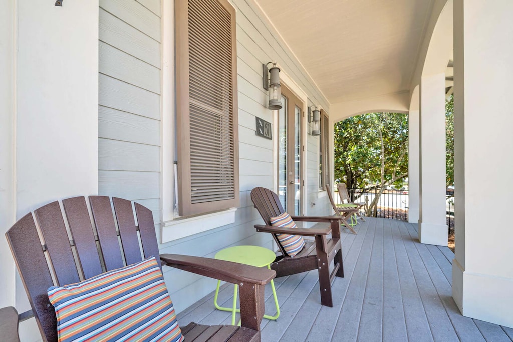 Relax on the front porch