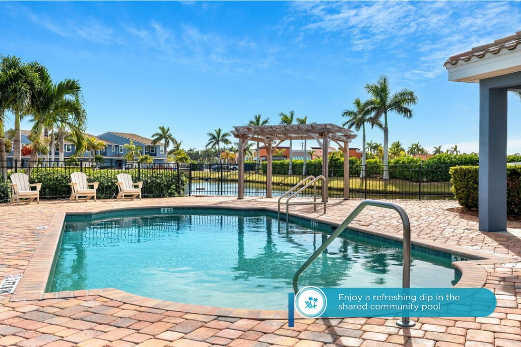 Take a dip in the community pool