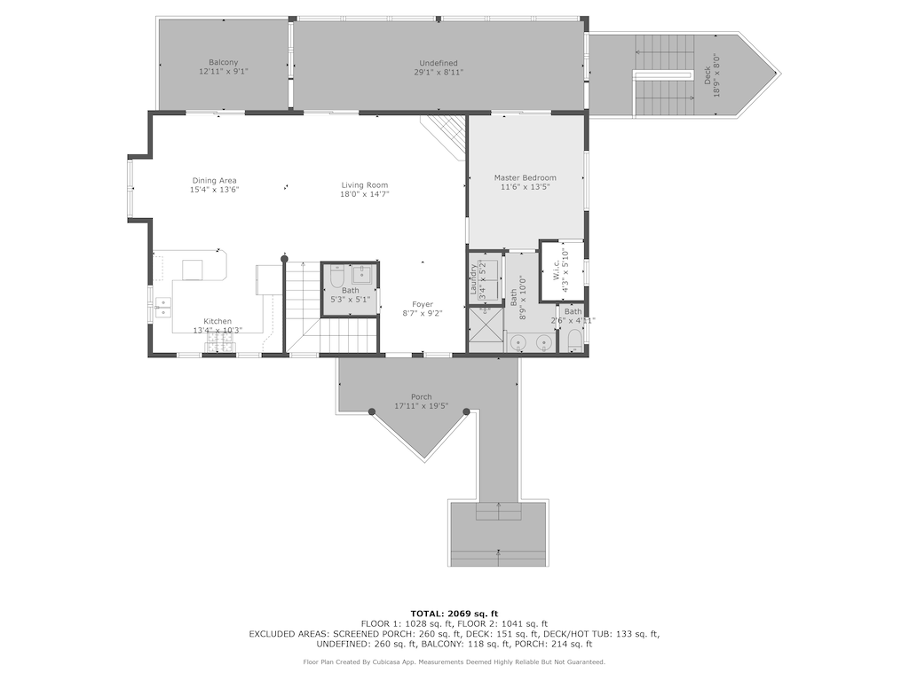Lodged in The Trees 1st Floor Layout