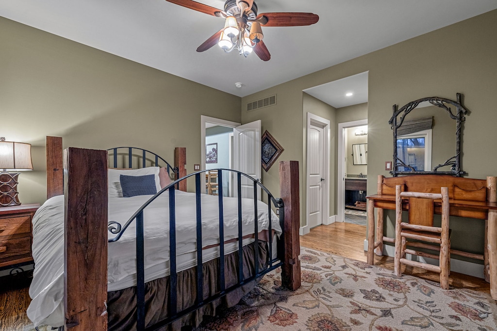 Cozy nights, peaceful mornings, and a touch of cabin charm. Who wouldn’t want to stay here?