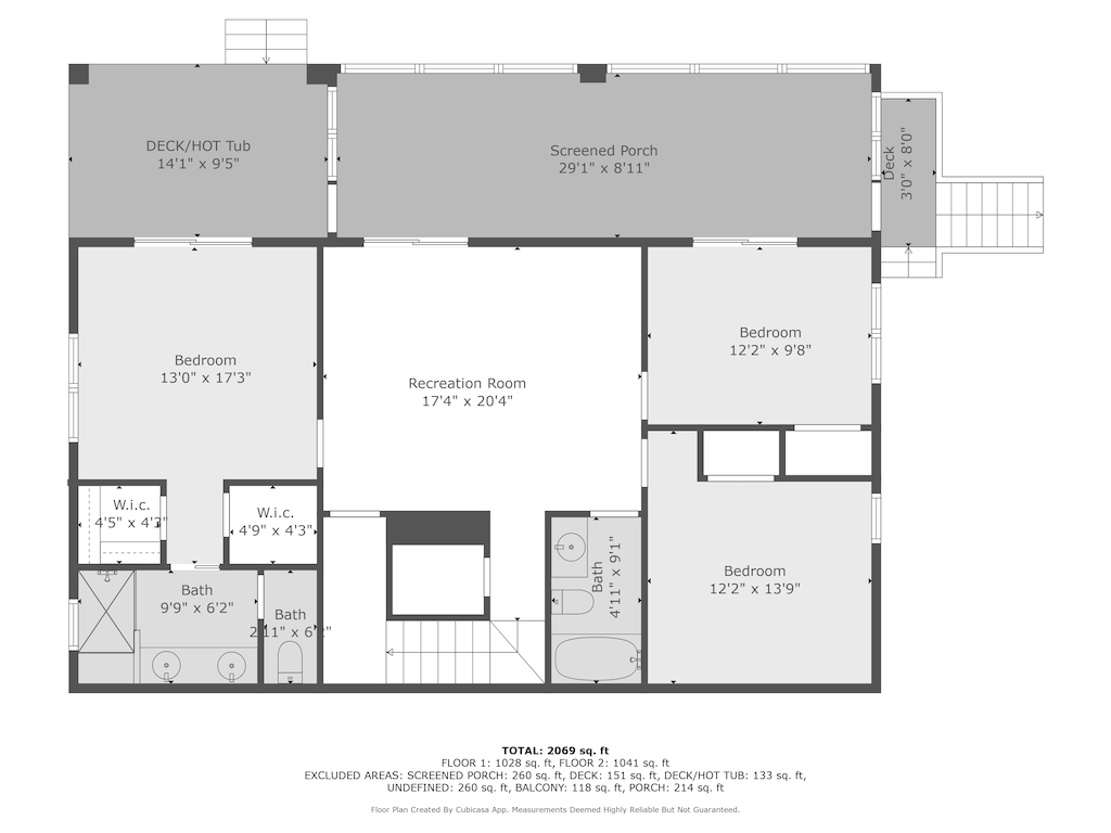 Lodged in The Trees 2nd Floor Layout
