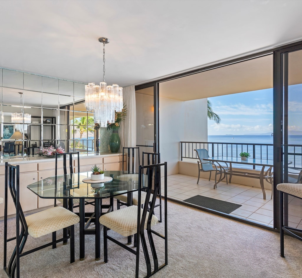 This unit has a open feel throughout