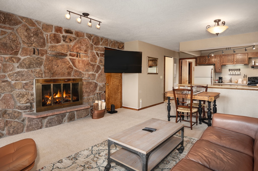 SWP HCH living room fireplace and TV