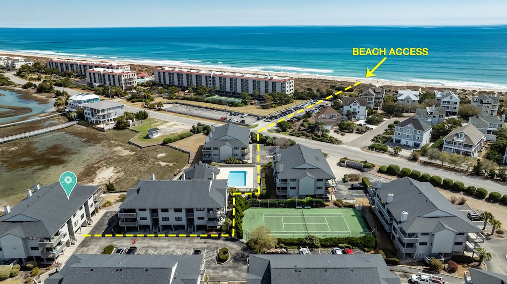 Beach Access a short distance away with pool and tennis court