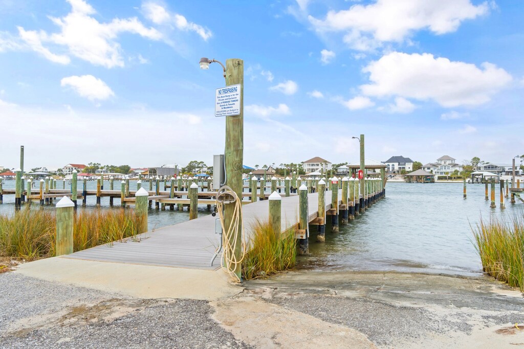 Boat slips and launch