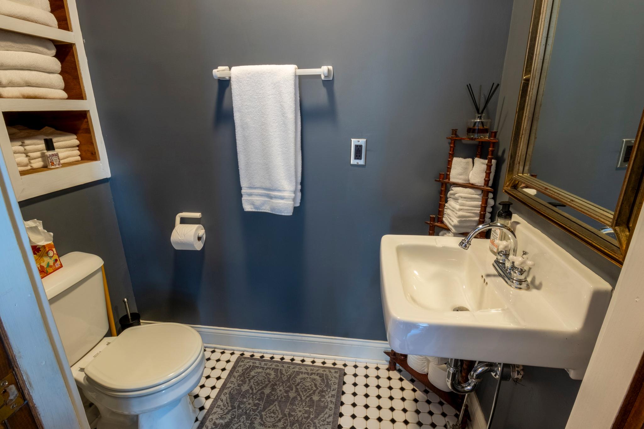 Second Level | Hall Powder Room
