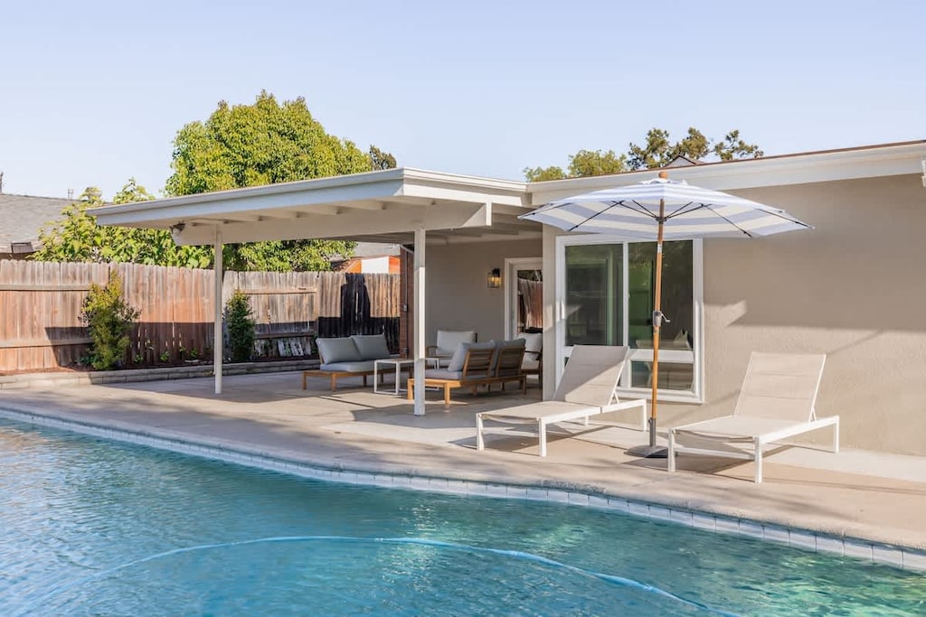 Enjoy a swim in your private pool