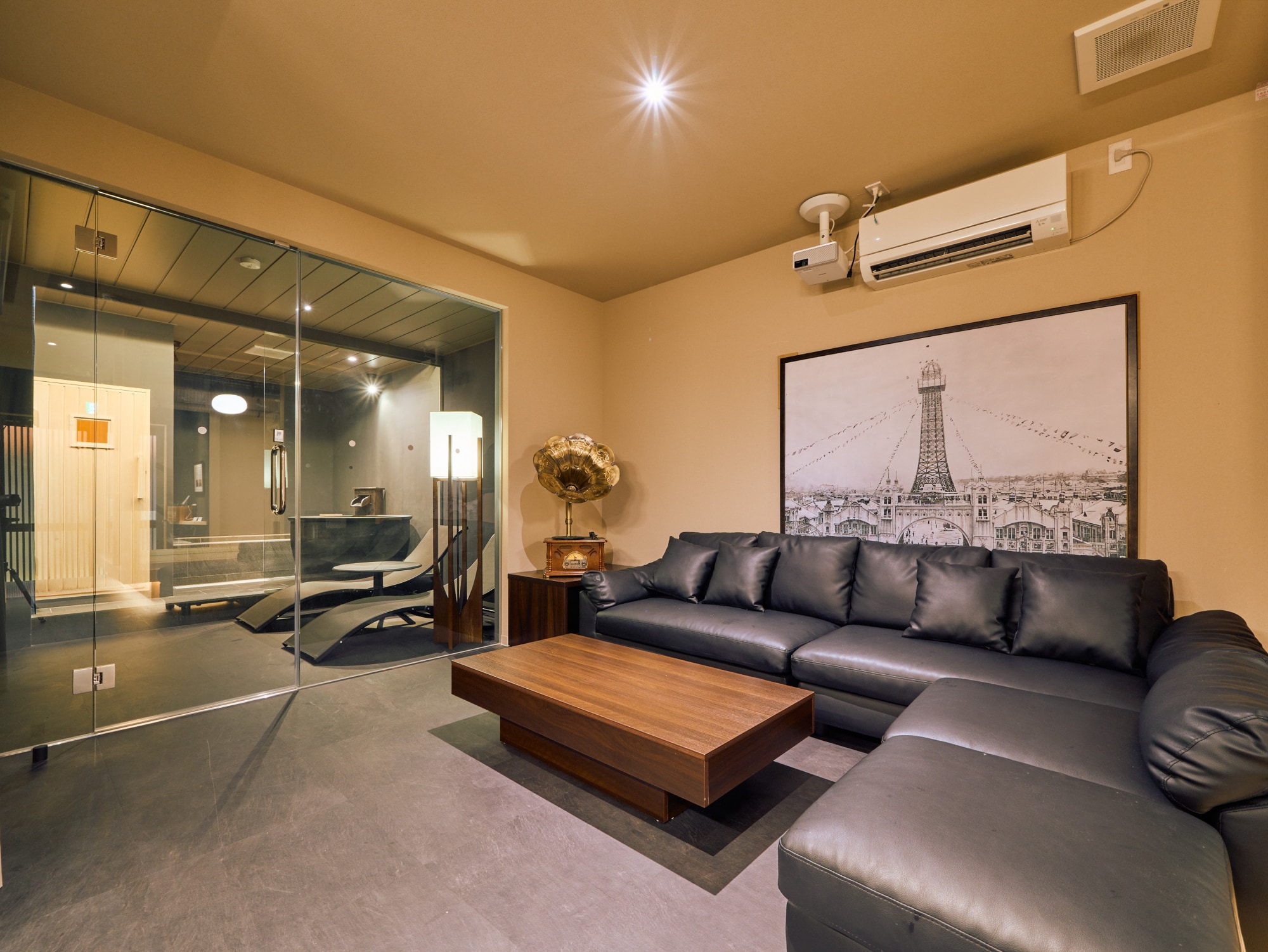 KONJAKUSO OSAKA TSUTENKAKU "MUSHIBUROYA" Sauna Villa