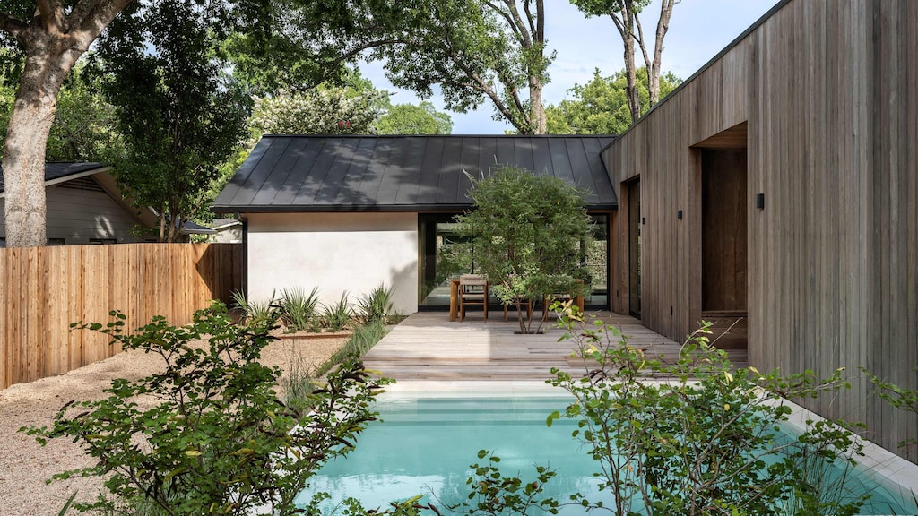 Our pool and deck area is perfect for hosting family or friends.