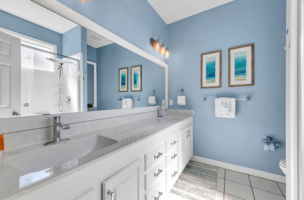 Master bathroom