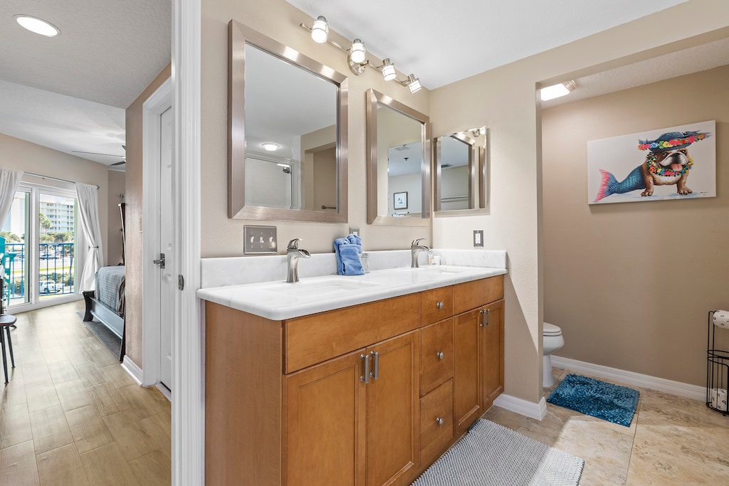 Primary Bathroom with Double Sinks