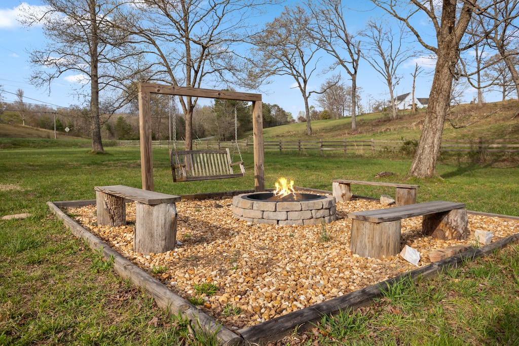 Dandelion Delight - Fire Pit Area