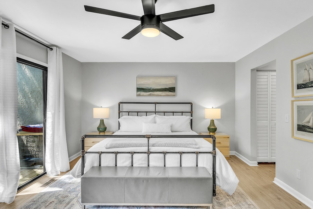 Primary Bedroom with King Bed and En-Suite Bathroom