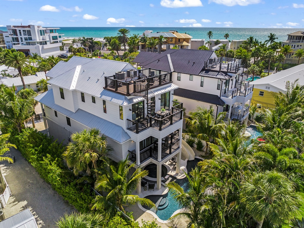 Rooftop deck with Gulf views