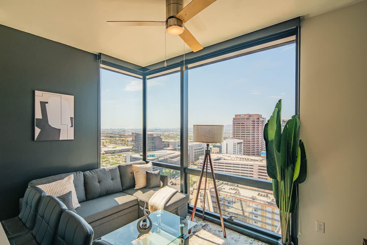 View of Luxurious 2-Bed High-rise Apartment Location: Cooper Road ... - TikTok