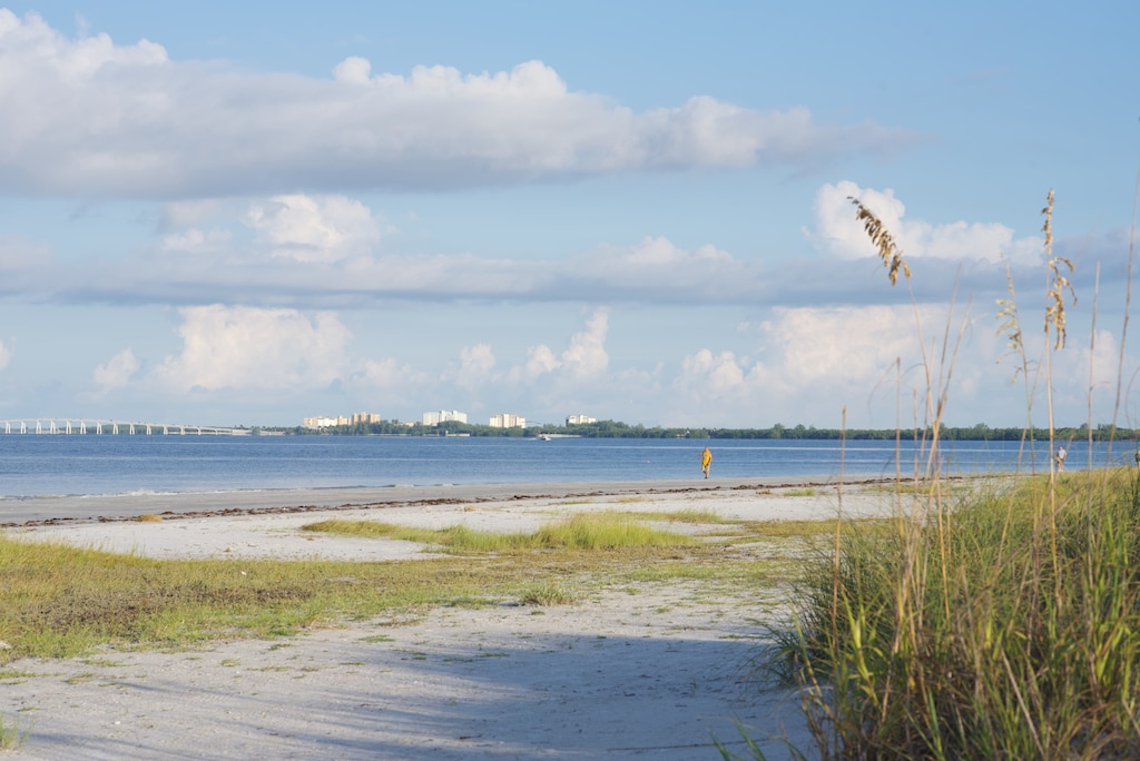 View from north end of the island