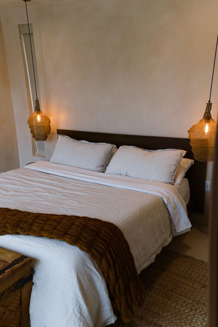 Primary bedroom at Sage.