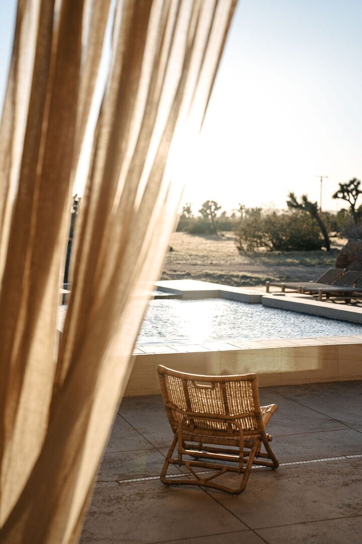 Our Joshua Tree oasis.