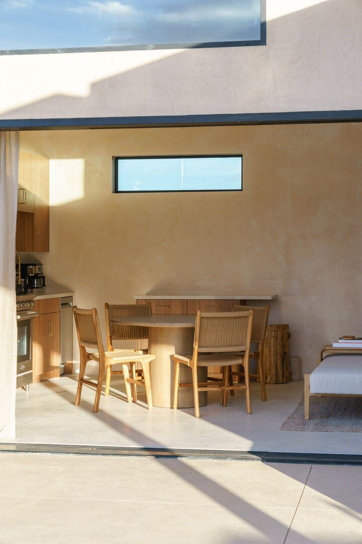 Dining area at Sand.