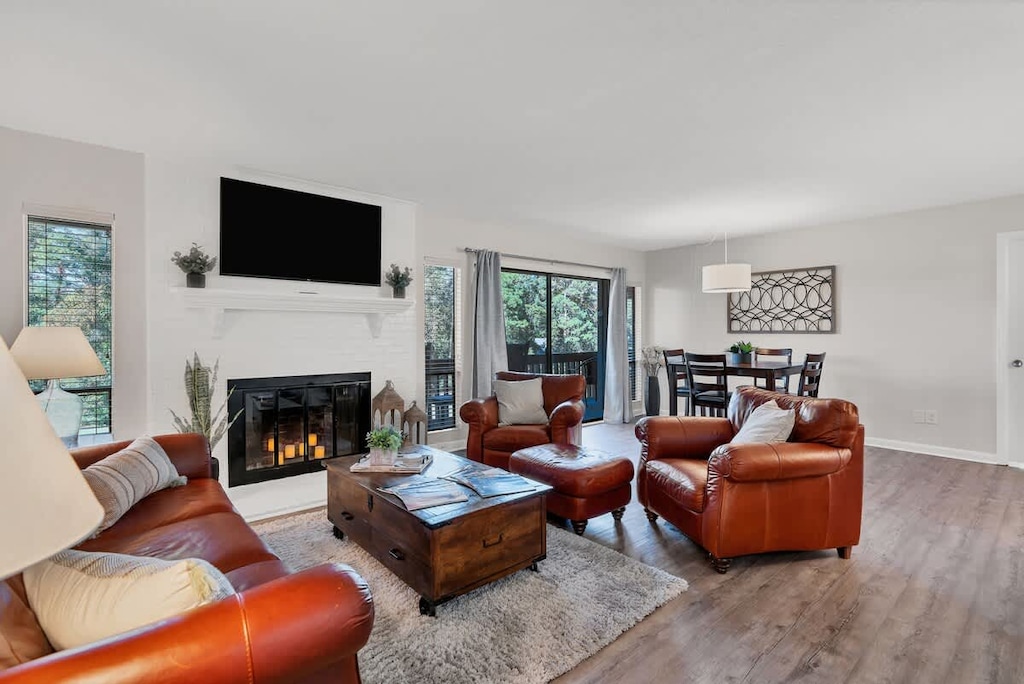 Our inviting living room is waiting for great family, friends and conversations!