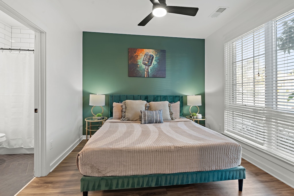 Bedroom 1 - Comfortable queen bed
