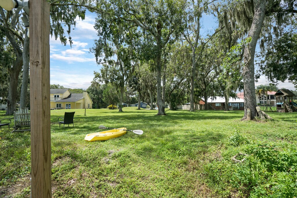 One kids size kayak provided.