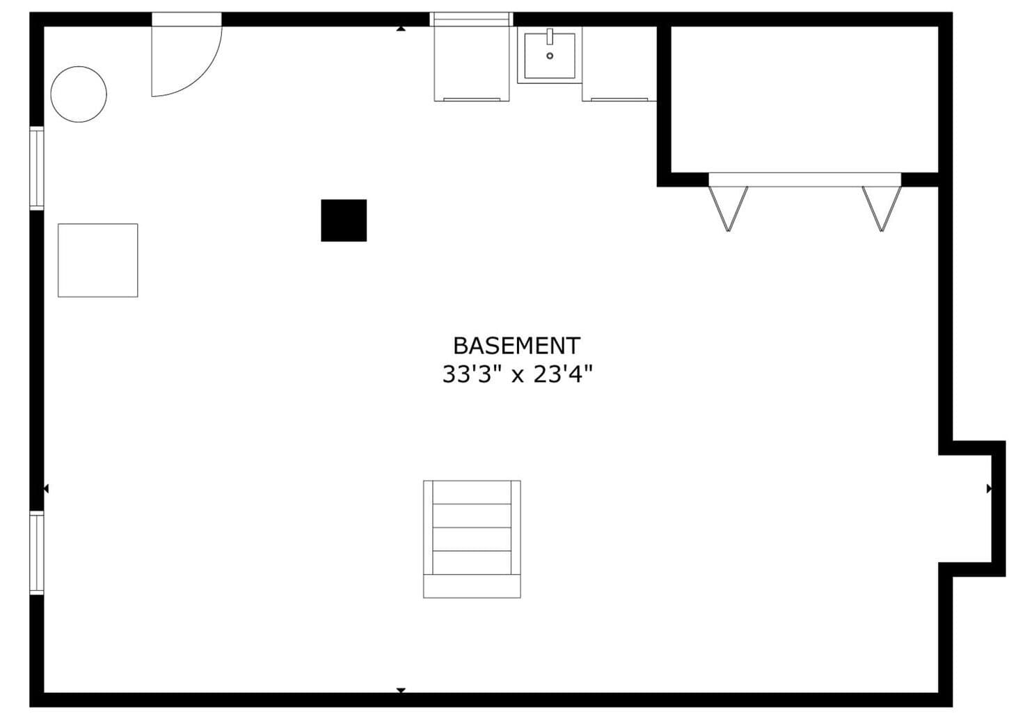Our Floor Plan- Basement Blueprint