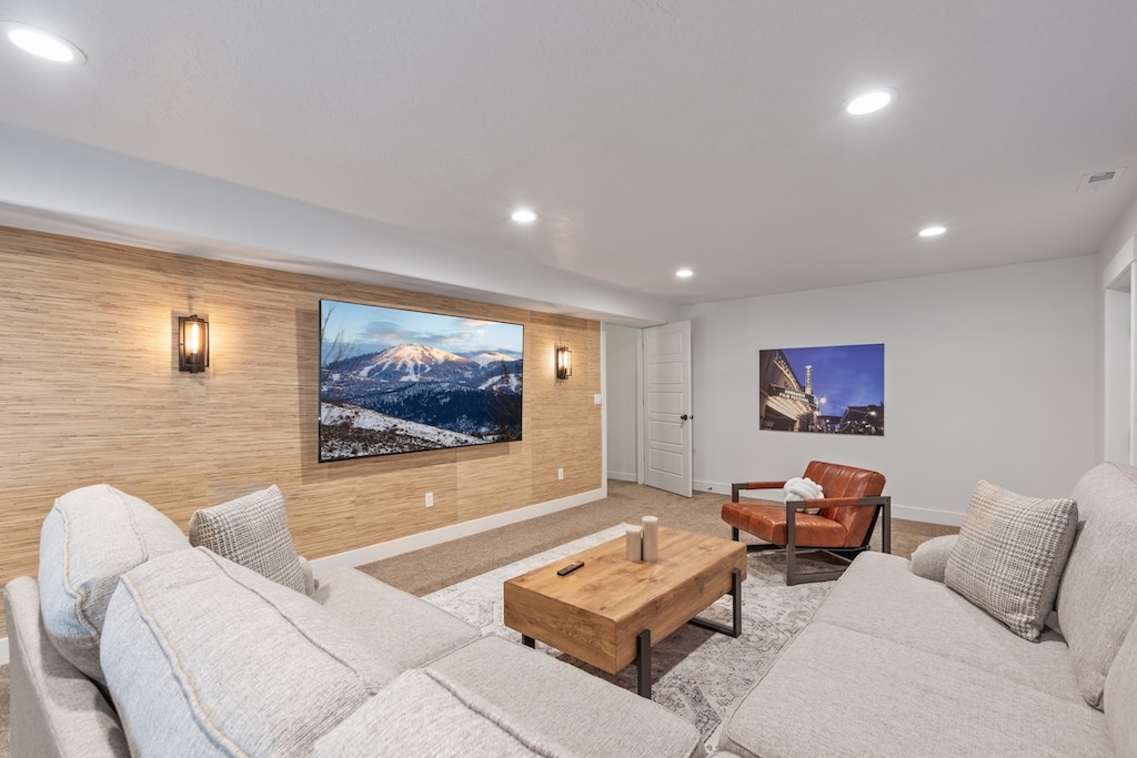 2nd living area/Movie room. Spacious lounge area for movie watching, game watching or just gathering around! 