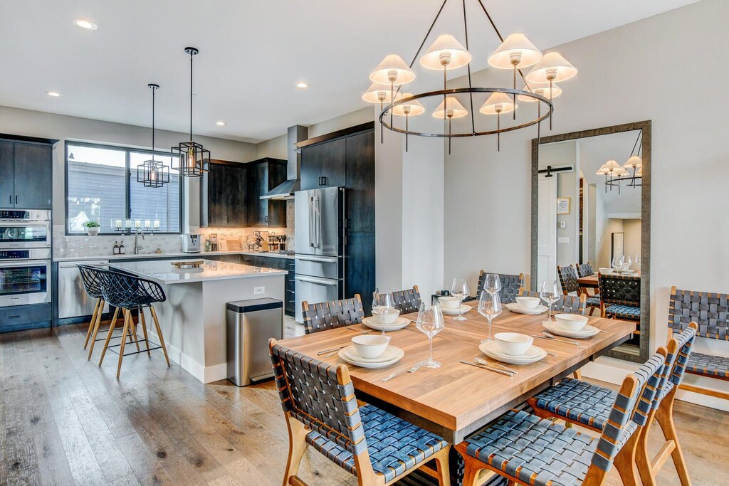 Open Concept Kitchen and Dining