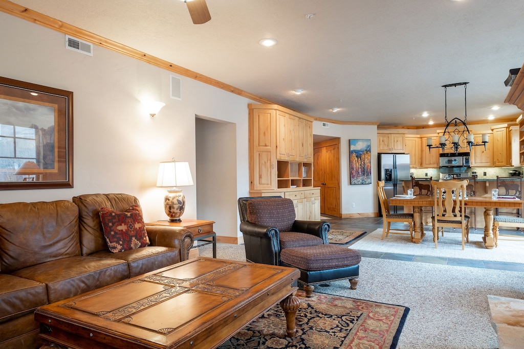 Living and dining room