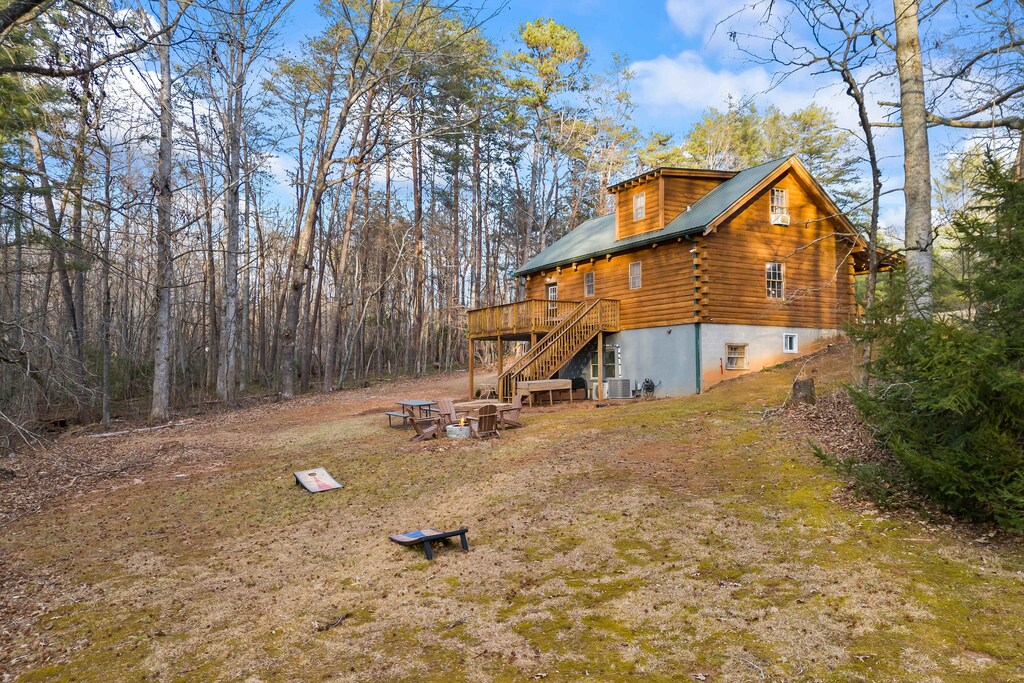 Step into a world of outdoor adventure and relaxation, where every corner of the backyard invites fun and memories.