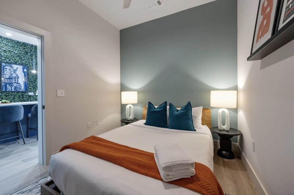 Bedroom 2 features a queen. (Nash Landing)