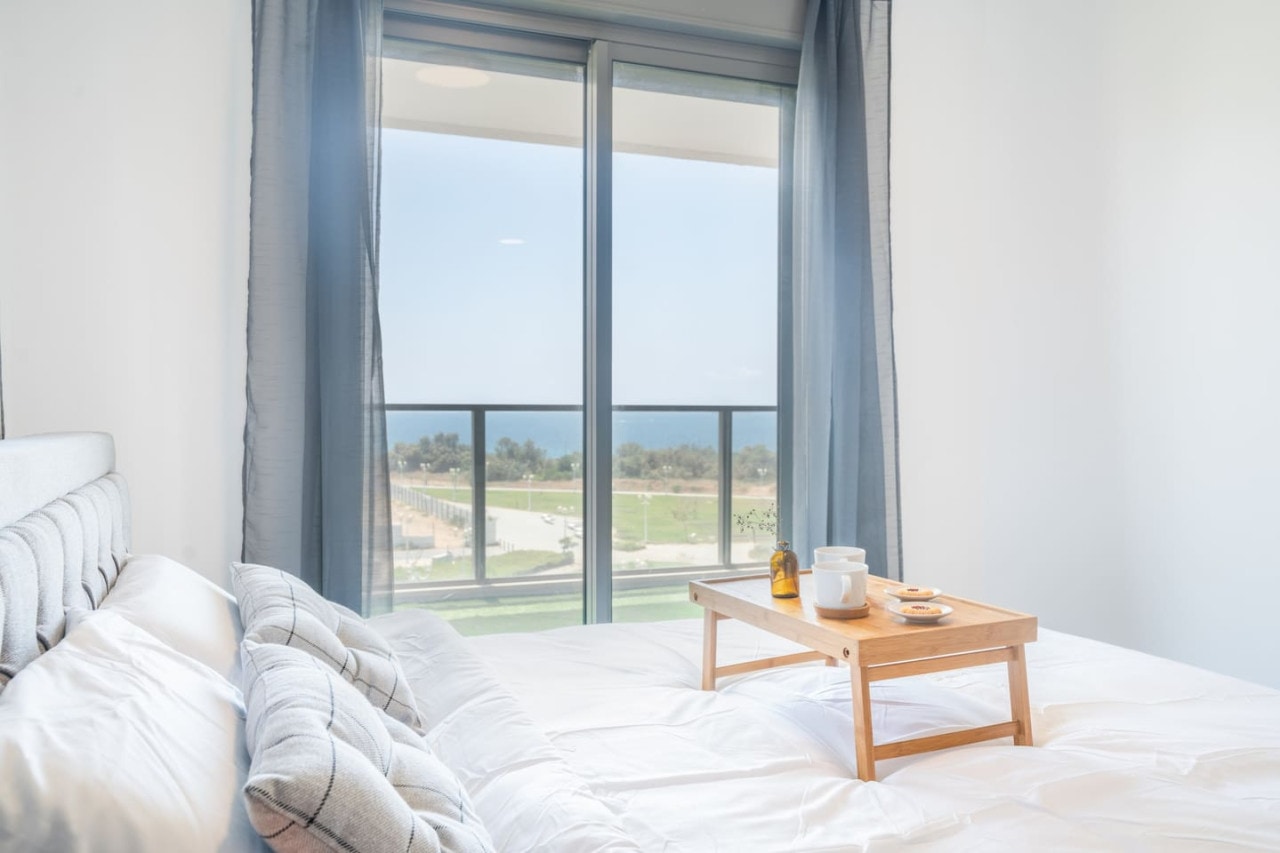 Vibrant Seaside Stay with Balcony