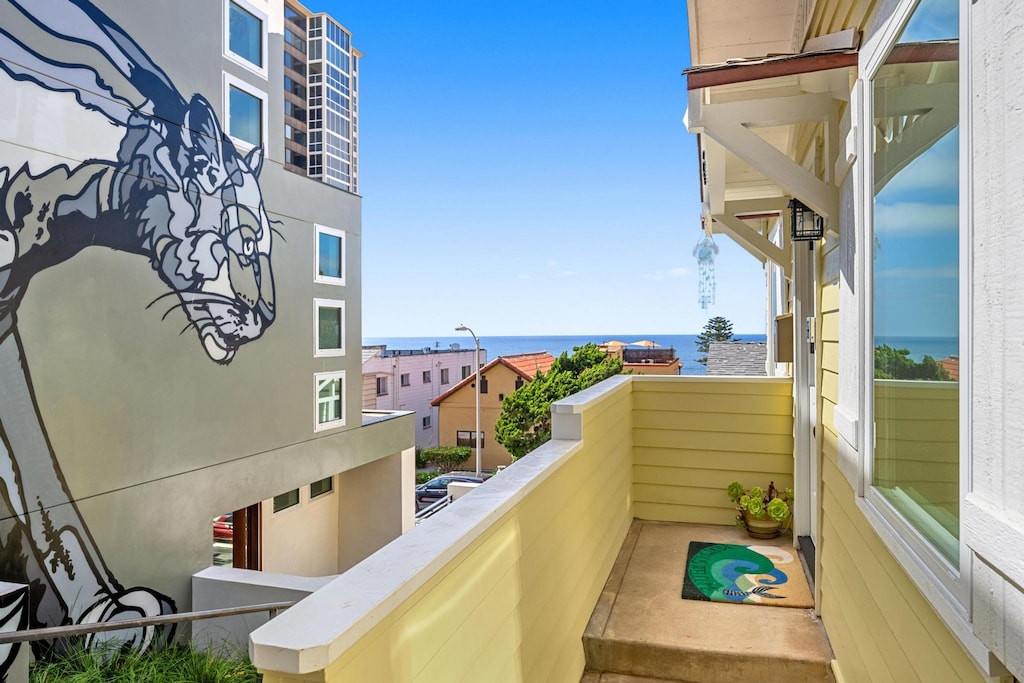Ocean views from patio
