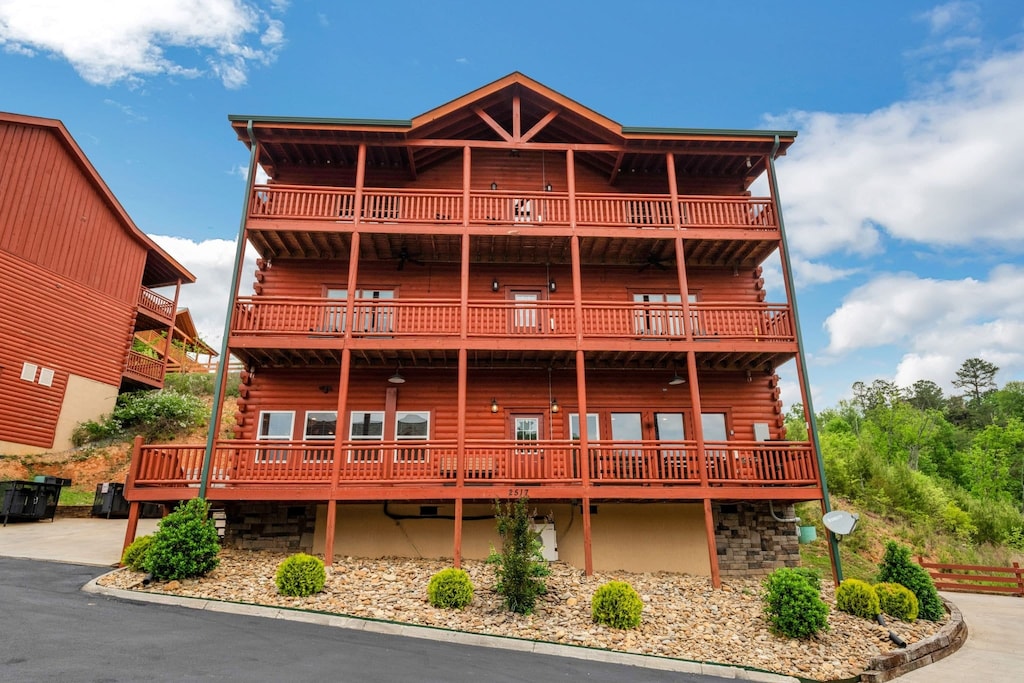 Exterior of the house.