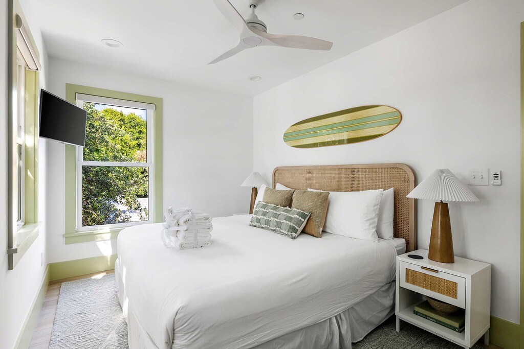 Bedroom #1: King Bed + TV