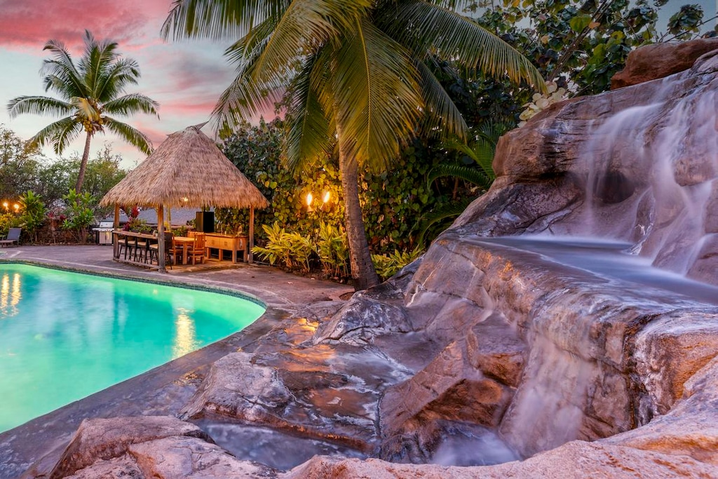 Relaxing Waterfall Retreat