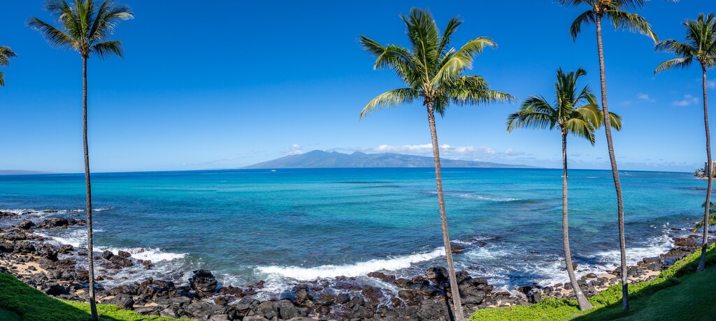Mountain and ocean views