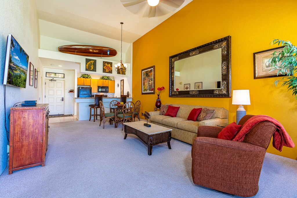 Queen sofa bed in the living room