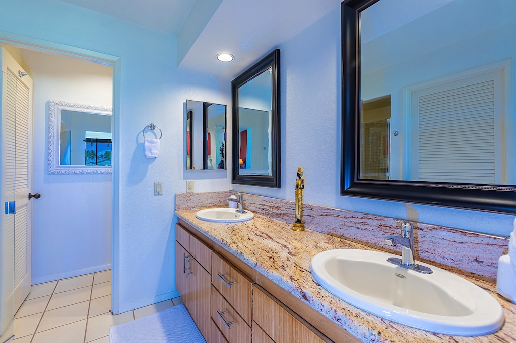 Primary Bath features double sinks