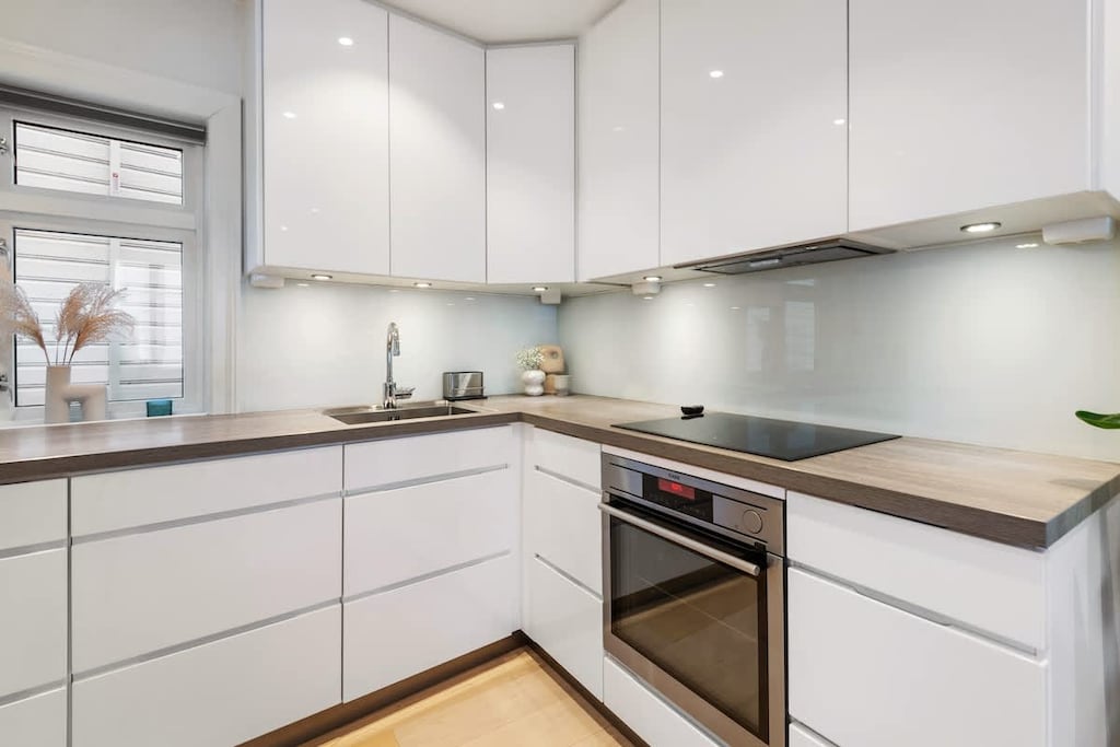 Even the more advanced chef will find his way in this kitchen.