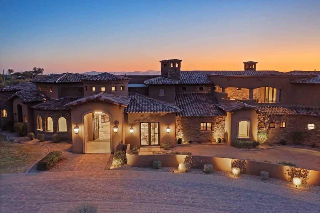 Stunning architecture set against Arizona's desert mountains