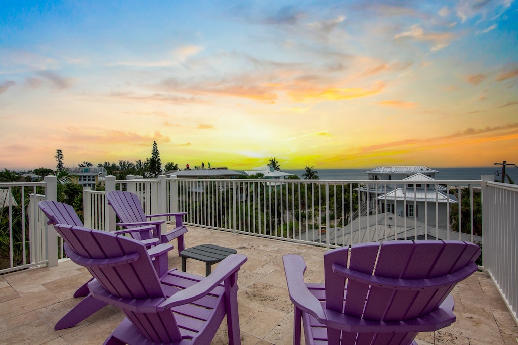 Rooftop Balcony with Beach Views