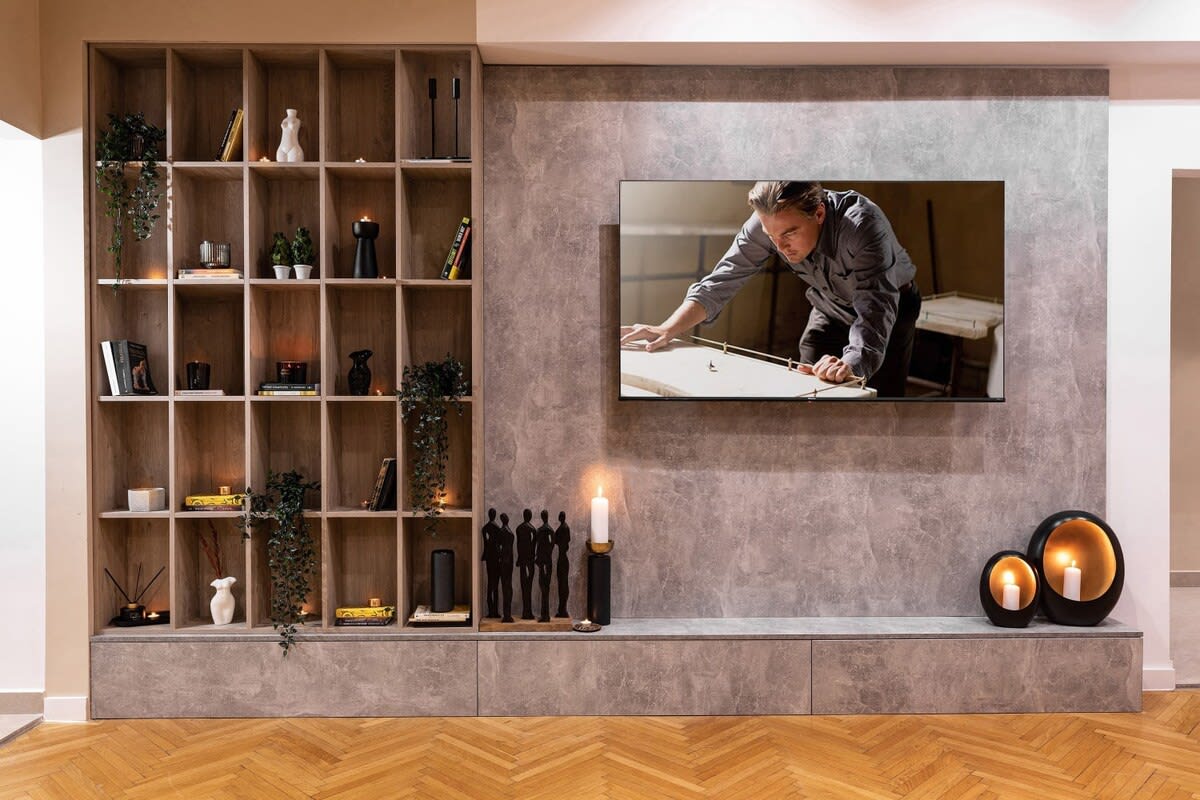 Explore a world of knowledge and elegance with our thoughtfully arranged bookcase, a testament to refined taste and intellectual richness.