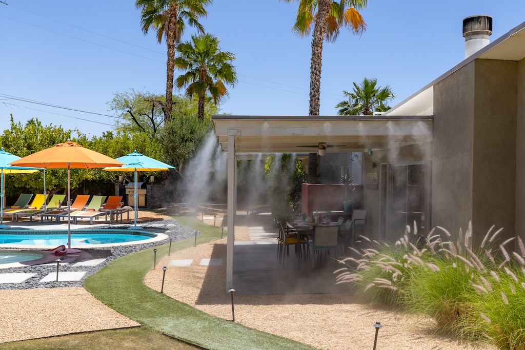 Misters to cool you off on warm sunny days