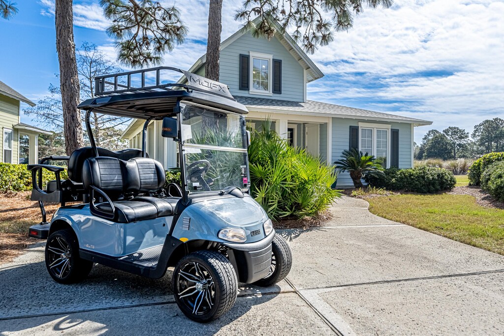 4 Seat Golf Cart at Home